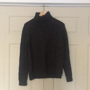 Dark Grey Knit Turtleneck